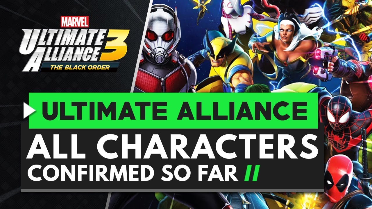 all characters marvel ultimate alliance